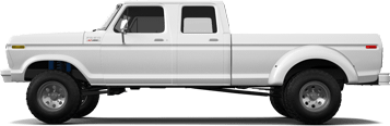 Ford F-350 Dually 4 Door pickup truck 1973-1979